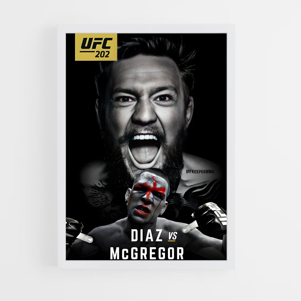 Poster Octagon Showdown – affiche MMA (vue 3)